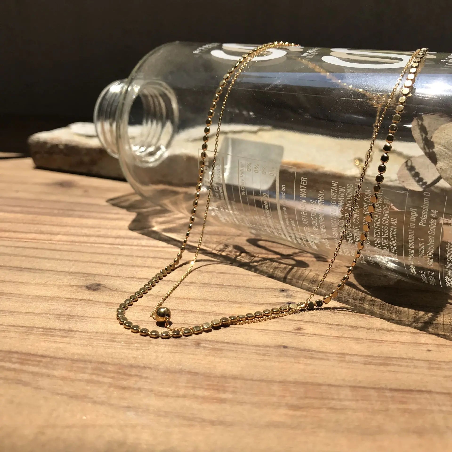 Gold-Plated Subtle Silver Necklace